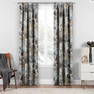 Eclipse Chiswick Blackout Rod Pocket Single Curtain Panel  SPA 37x84